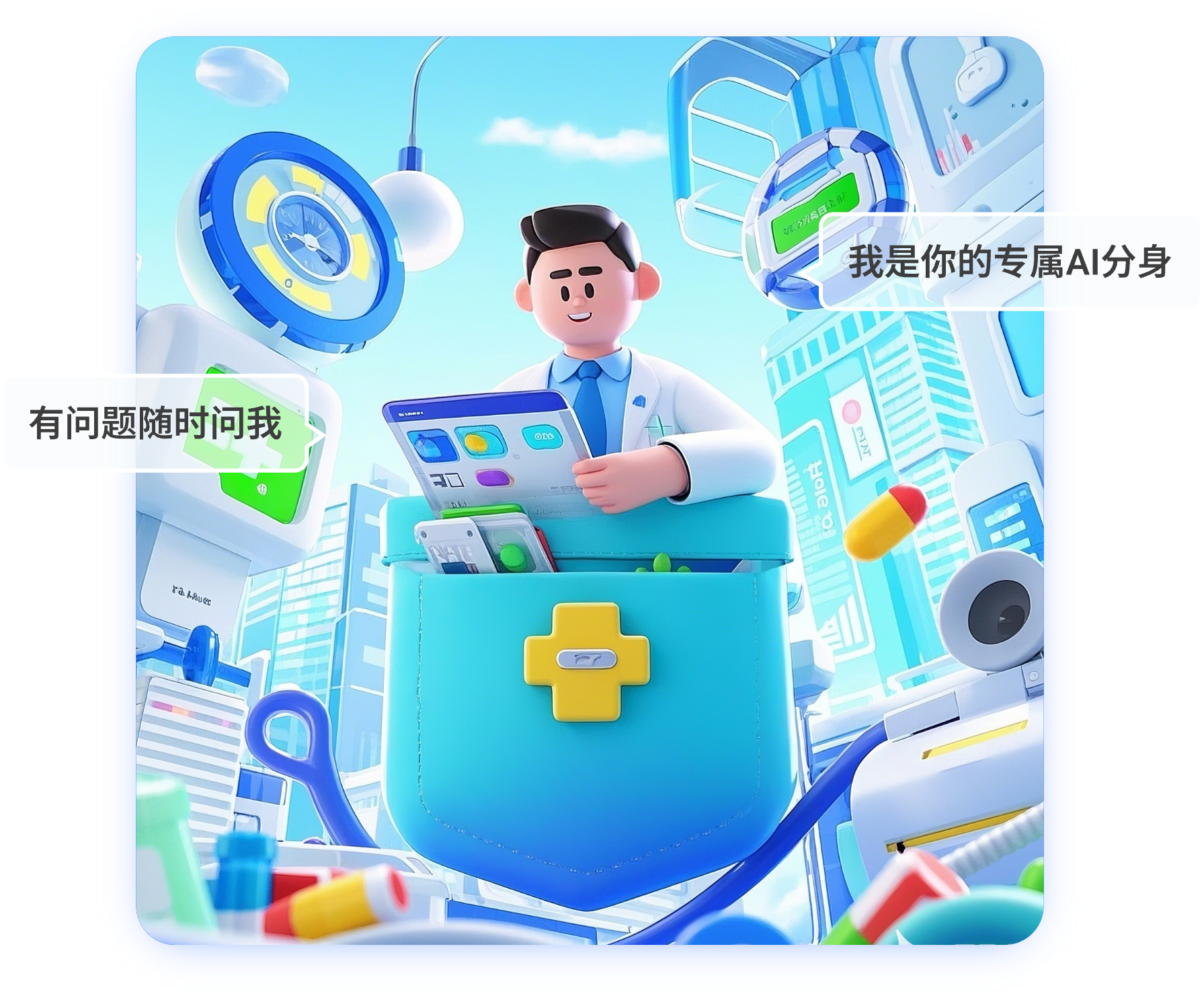 AI分身系统展示图